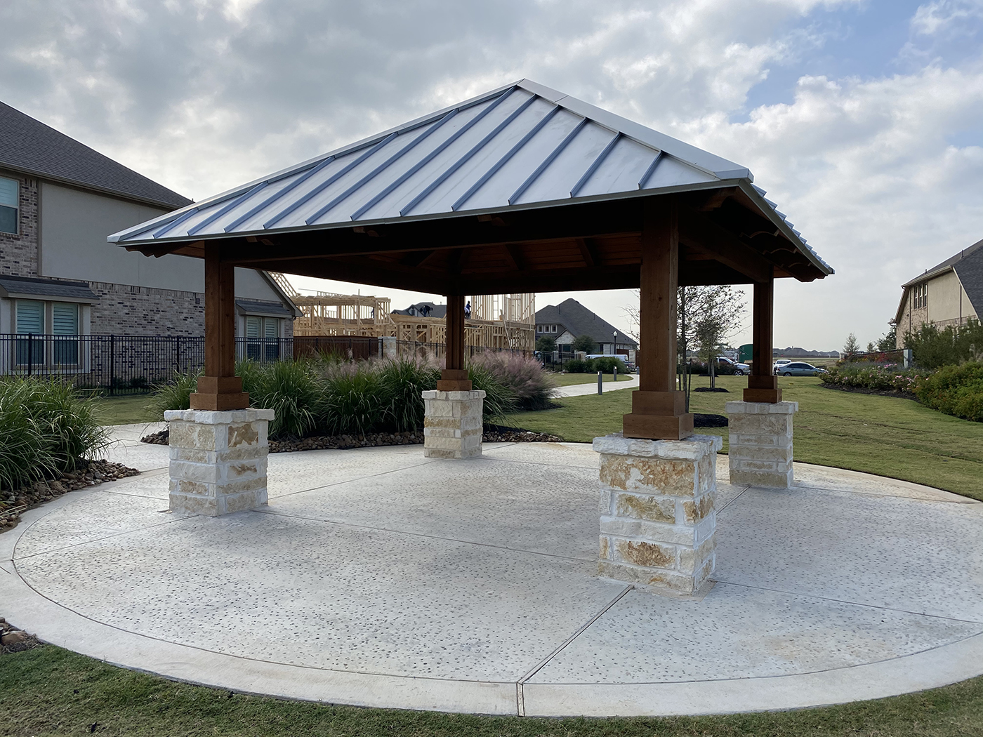 Completed patio and outdoor living project near Sugar Land, TX by Texas Patio Pros