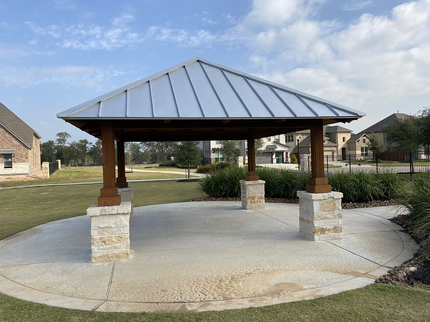 Completed patio and outdoor living project near Bunker Hill Village, TX by Texas Patio Pros