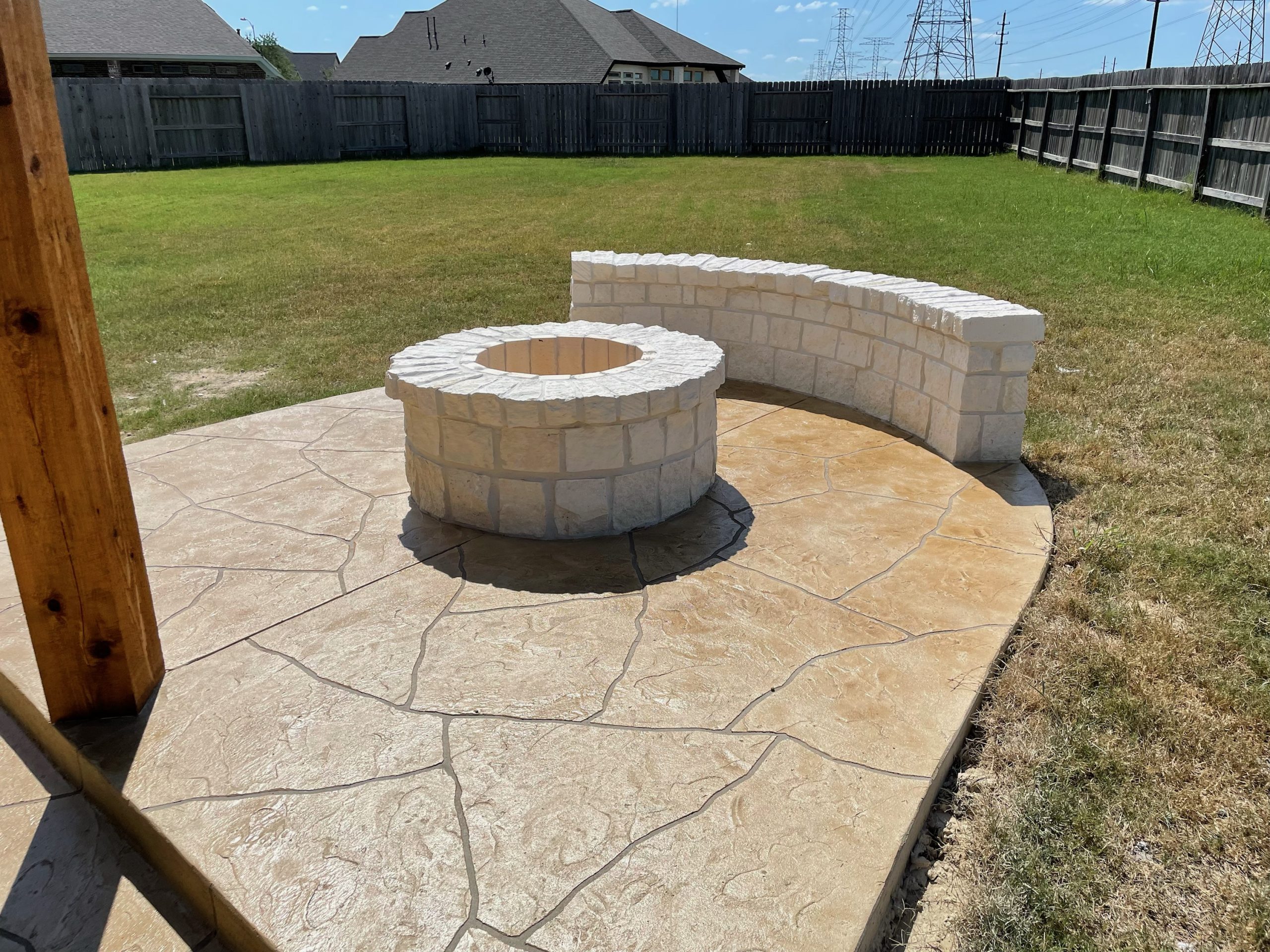 Completed patio and outdoor living project near Hedwig Village, TX by Texas Patio Pros