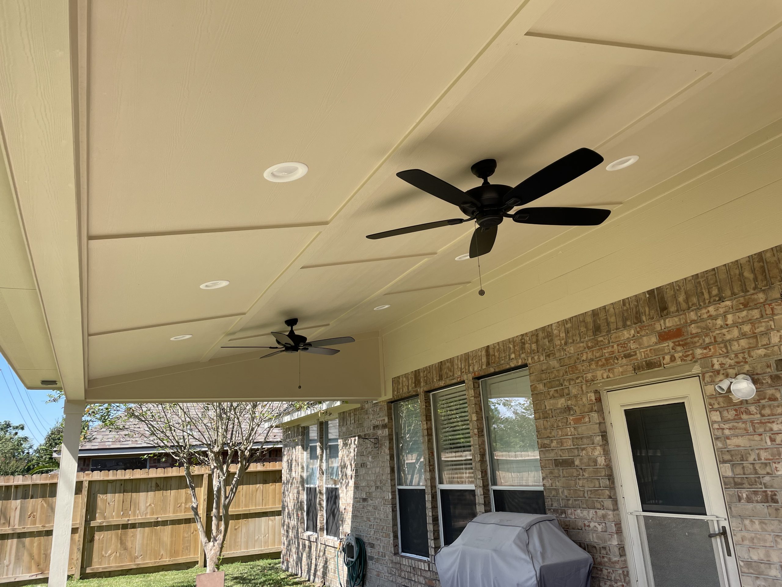 Completed patio and outdoor living project near Cinco Ranch, TX by Texas Patio Pros