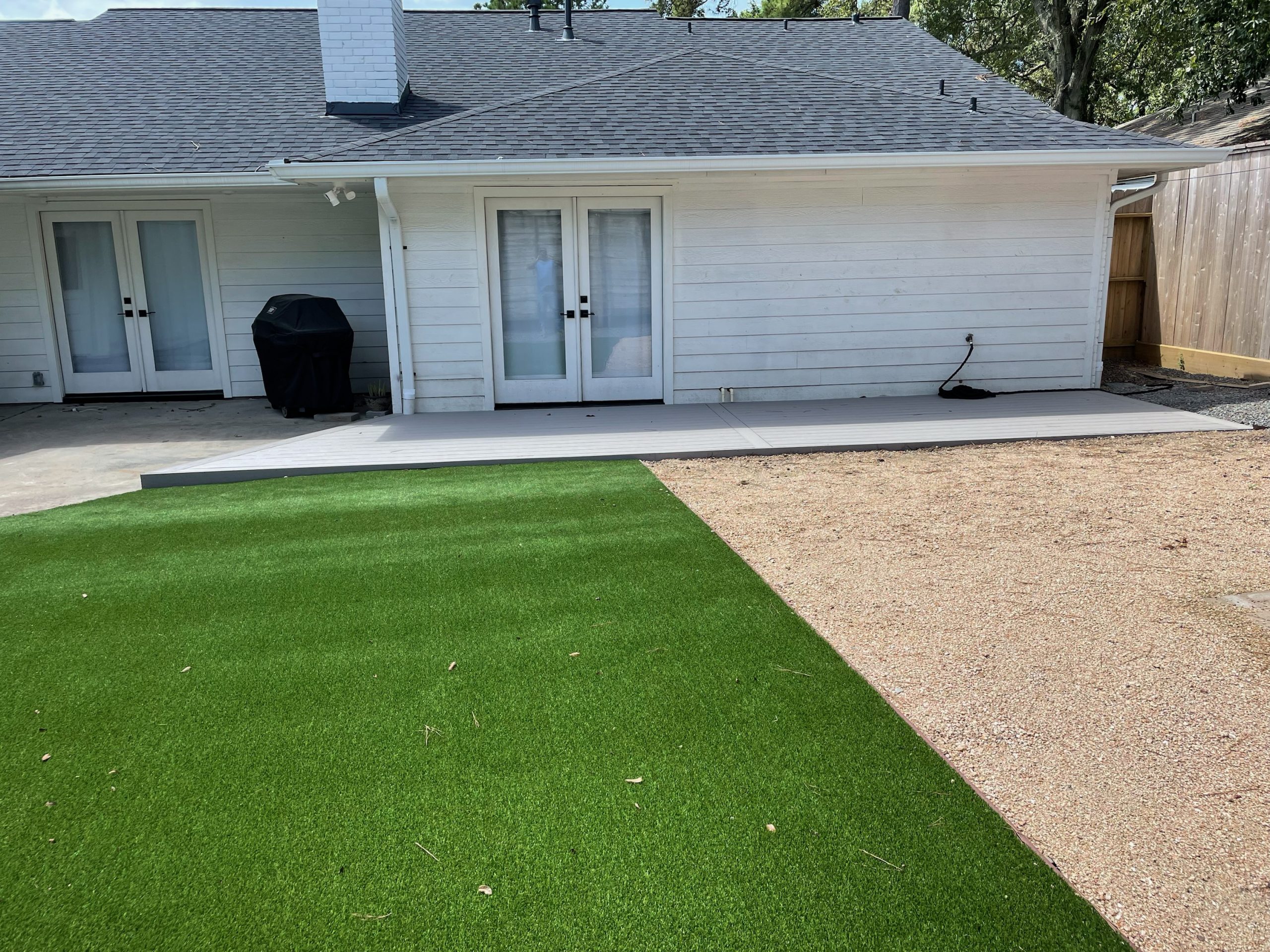 Completed patio and outdoor living project near Jersey Village, TX by Texas Patio Pros